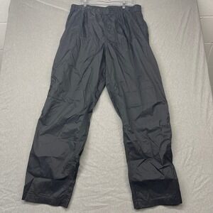 Columbia Mens Rain‎ Pants Size XXL Omni-Tech Black Packable Outdoor Hiking